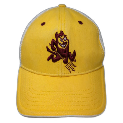 All-Star Apparel Arizona State Sun Devils NCAA Yellow Hat M Cap Sparky Mesh