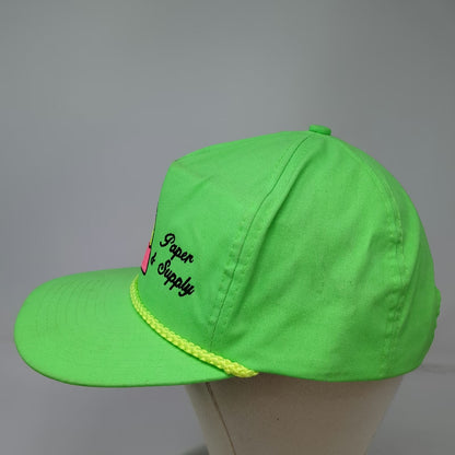 NissinTrucker Green One Size Idaho Gem State Paper & Supply Rope Slideback Hat