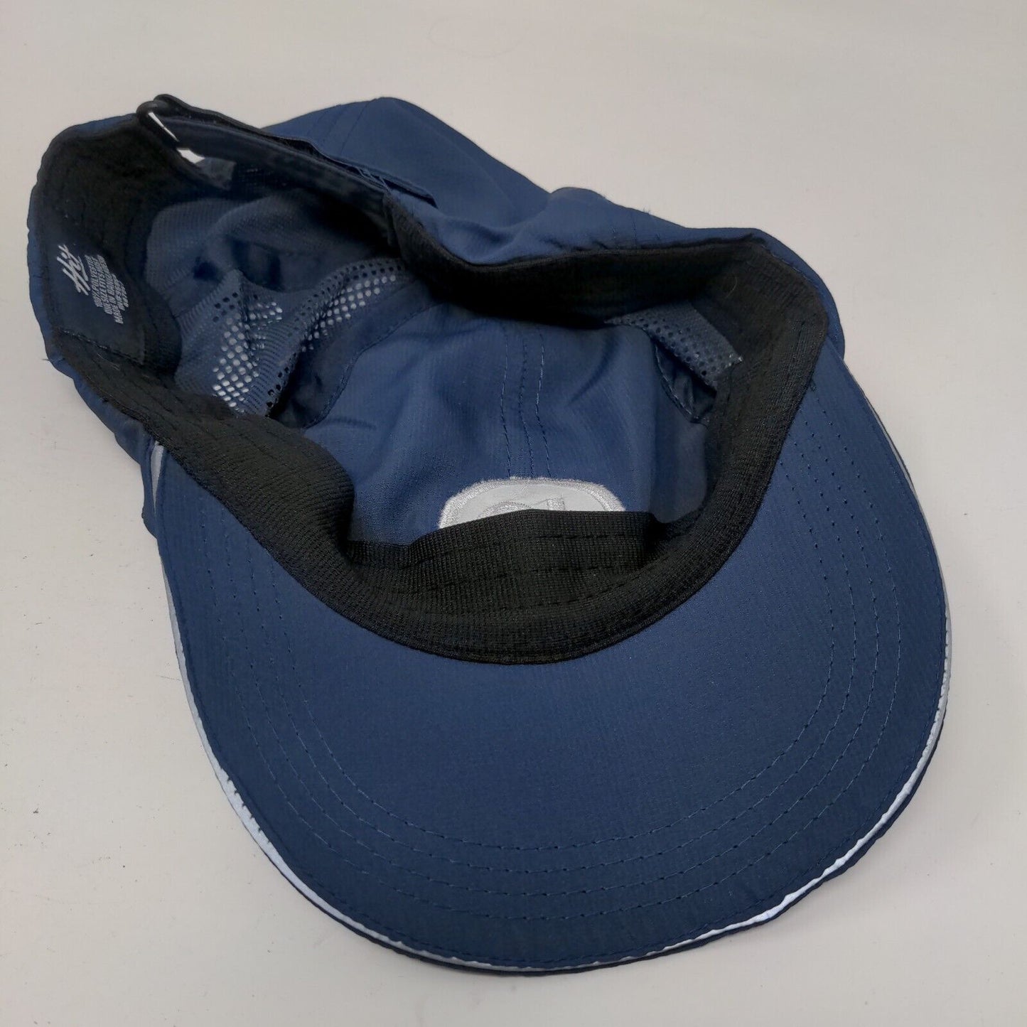 Hit Strapback Hat Blue OSFM Embroidered Logo Adjustable Breathable