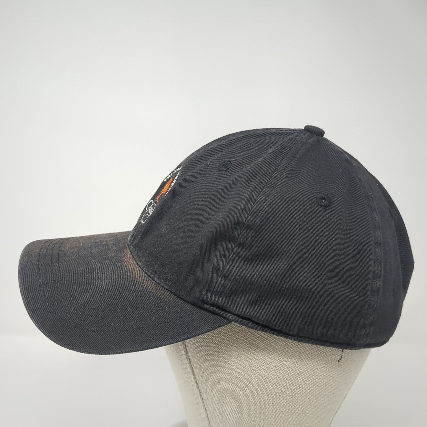 The Ocean Course Kiawah Slideback Hat Black One Size Classic Cut Ahead