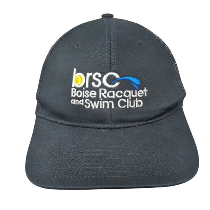 BRSC Boise Racquet and Swim Club Snapback Trucker Hat Black OS Port Authority