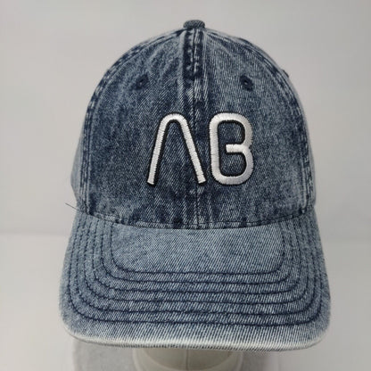 AB Slideback Hat Blue OSFA Adjustable Embroidered 6 Panel Denim Richardson