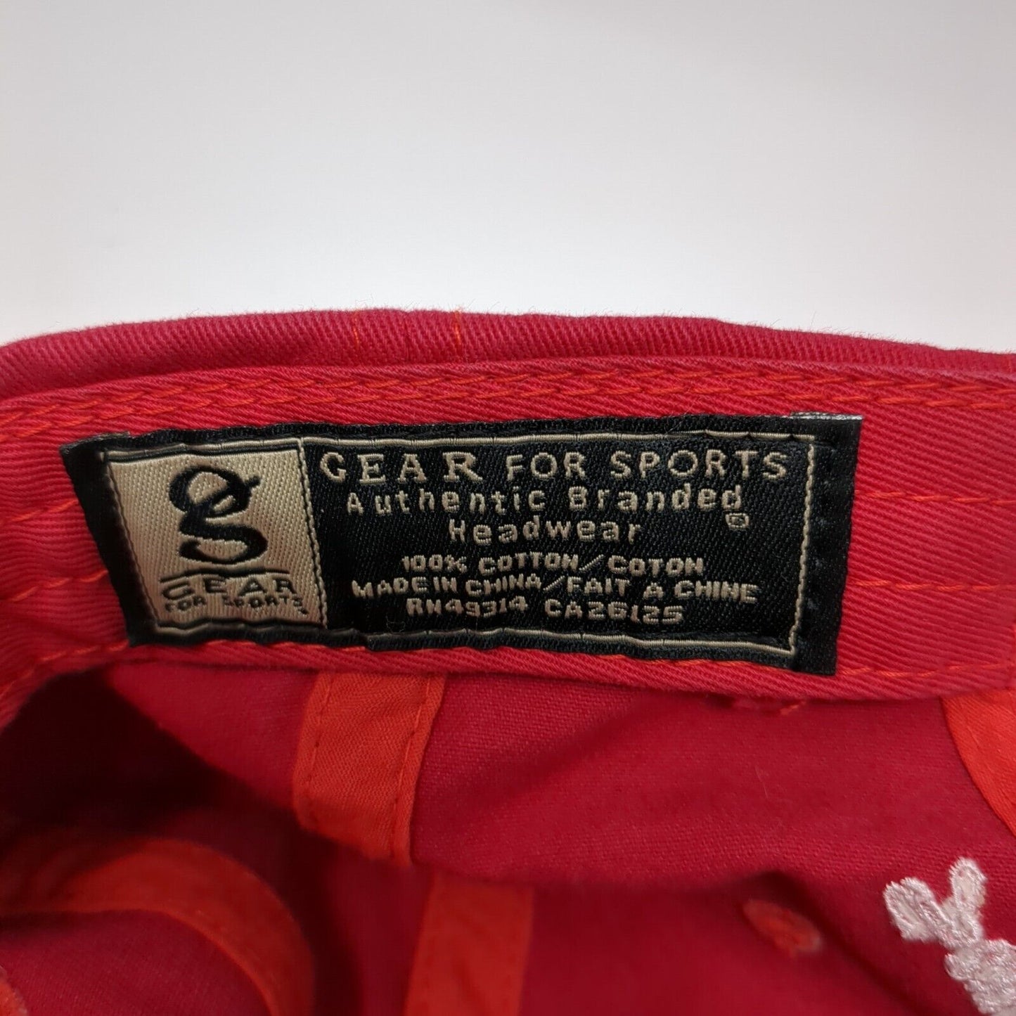 Roche Harbor Slideback Hat Red One Size San Juan Island Gear For Sports