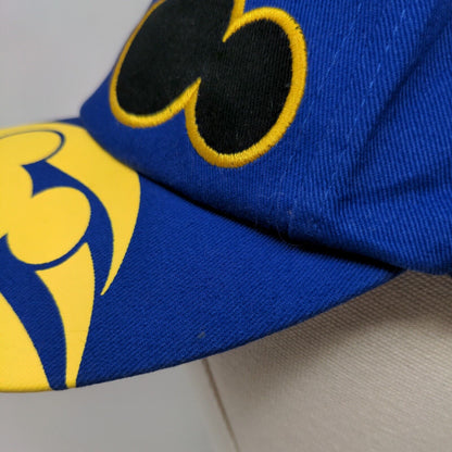 Mickey Mouse Oceaneer Club Slideback Hat Blue One Size Embroidered Disney