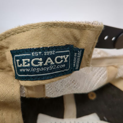 Legacy Trucker Hat One Size Black Yellow Redfish Lake Lodge Snapback Mesh