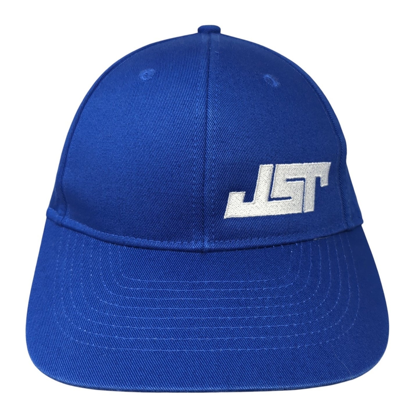 JST Snapback Hat Blue One Size Adjustable Embroidered 6 Panel Port Authority