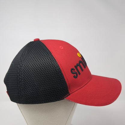 SmithRV Strapback Baseball Cap Red One Size Adjustable Patriotic 360 Apparel