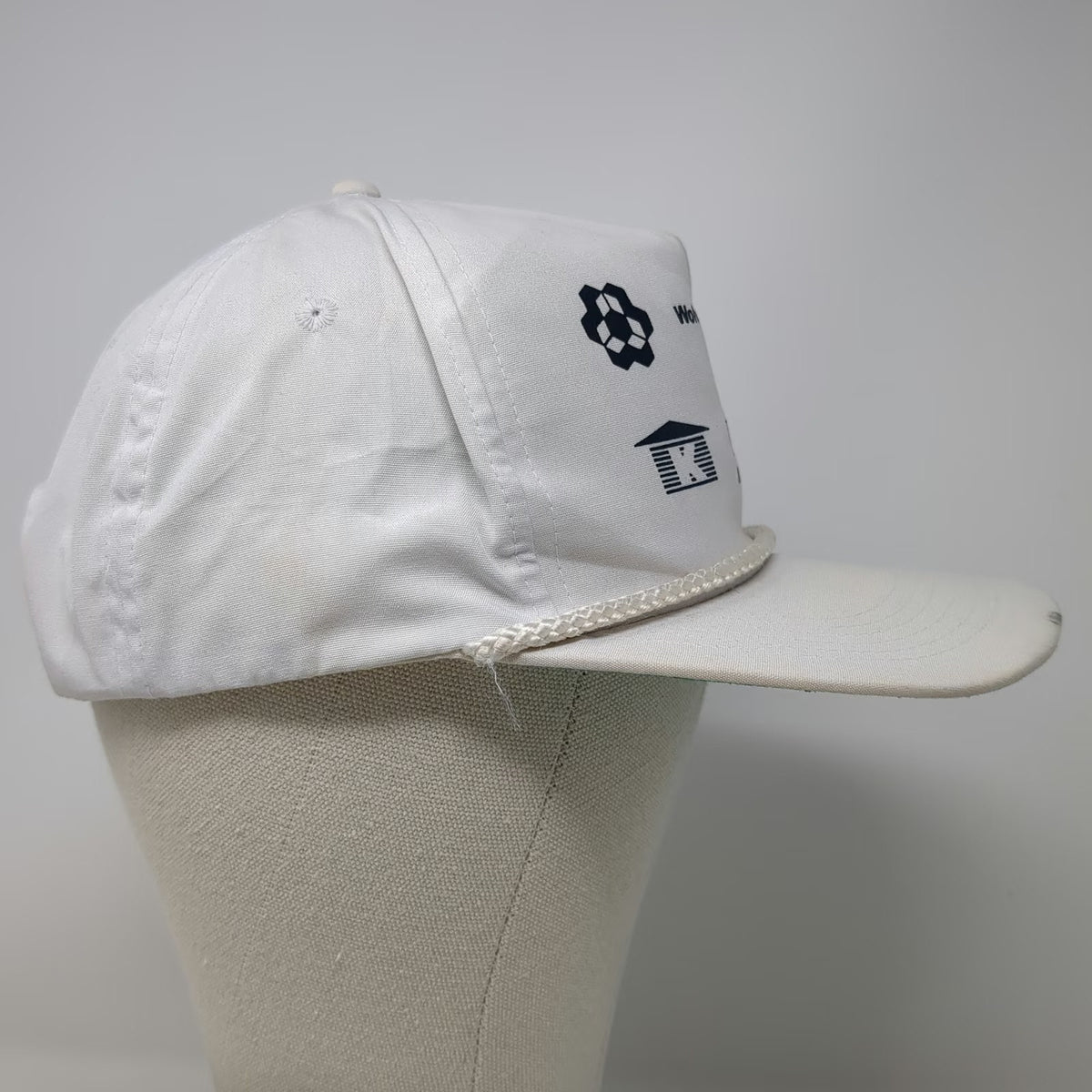 5 Panel White Hat One Size Kohl Building Products Wolverine Technologies Rope