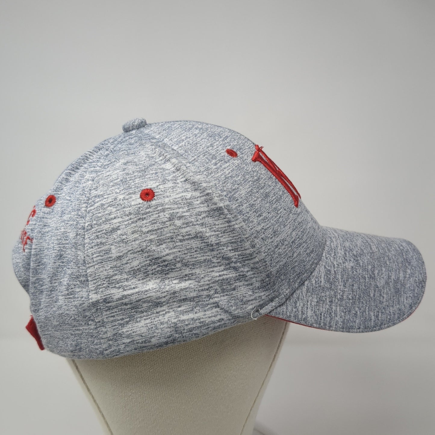 FSKC Rally House Strapback Hat Gray One Size Adjustable Embroidered