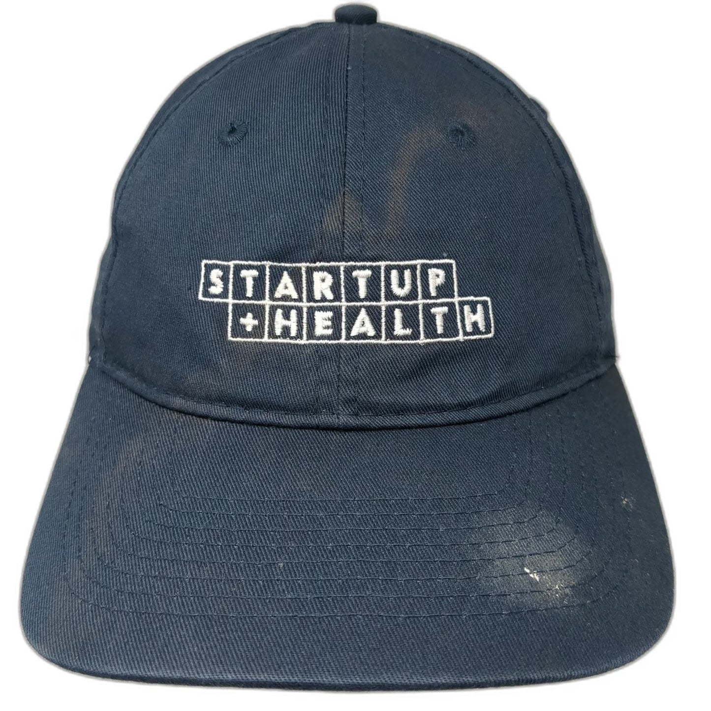 Port & Company Baseball Cap Blue One Size Strapback Startup Health Cotton Hat