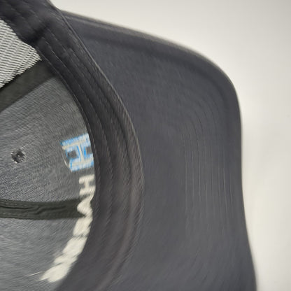 Harris Snapback Mesh Back Trucker Hat Gray One Size Port Authority