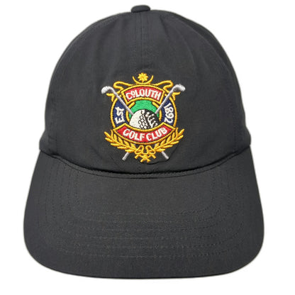 Golf Pointe Baseball Cap Black One Size Colouth Club Performance Slideback Hat