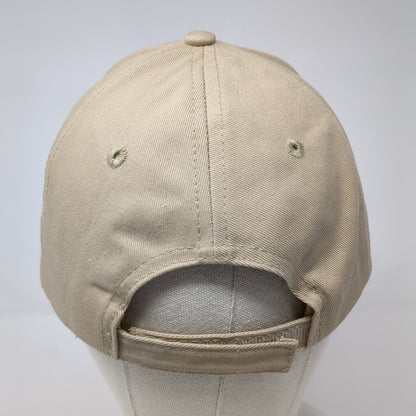 Hawaii Sea Turtles Strapback Hat Tan One Size Adjustable Solid 6 Panel