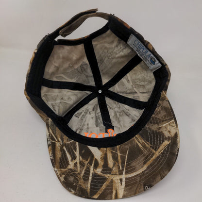 Capitol Hardware Strapback Hat Camo One Size Embroidered Chipola