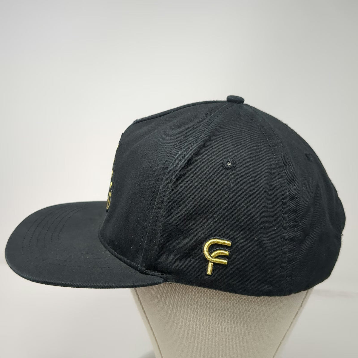 Florence Cap's 5 Panel Black One Size Snapback Lion Un Hijo de Dios Spanish Hat