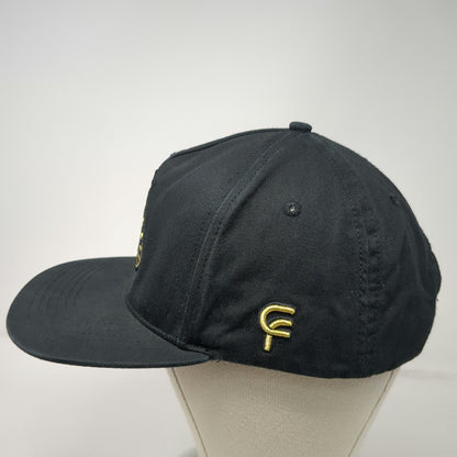 Florence Cap's 5 Panel Black One Size Snapback Lion Un Hijo de Dios Spanish Hat