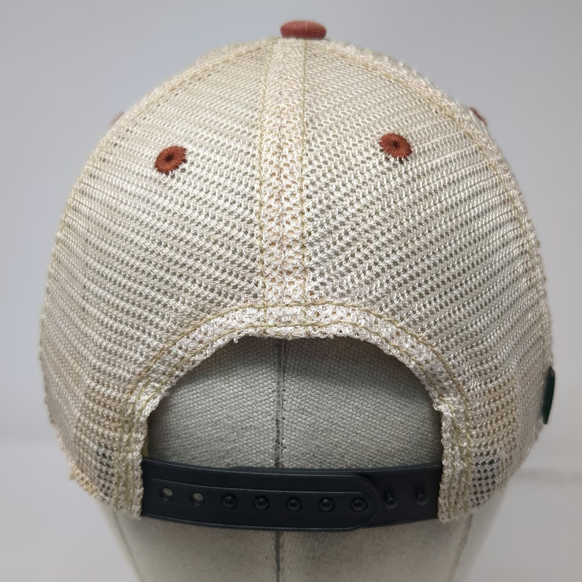 Legacy Trucker Hat Firebird Raceway Black Red Beige One Size Snapback Mesh