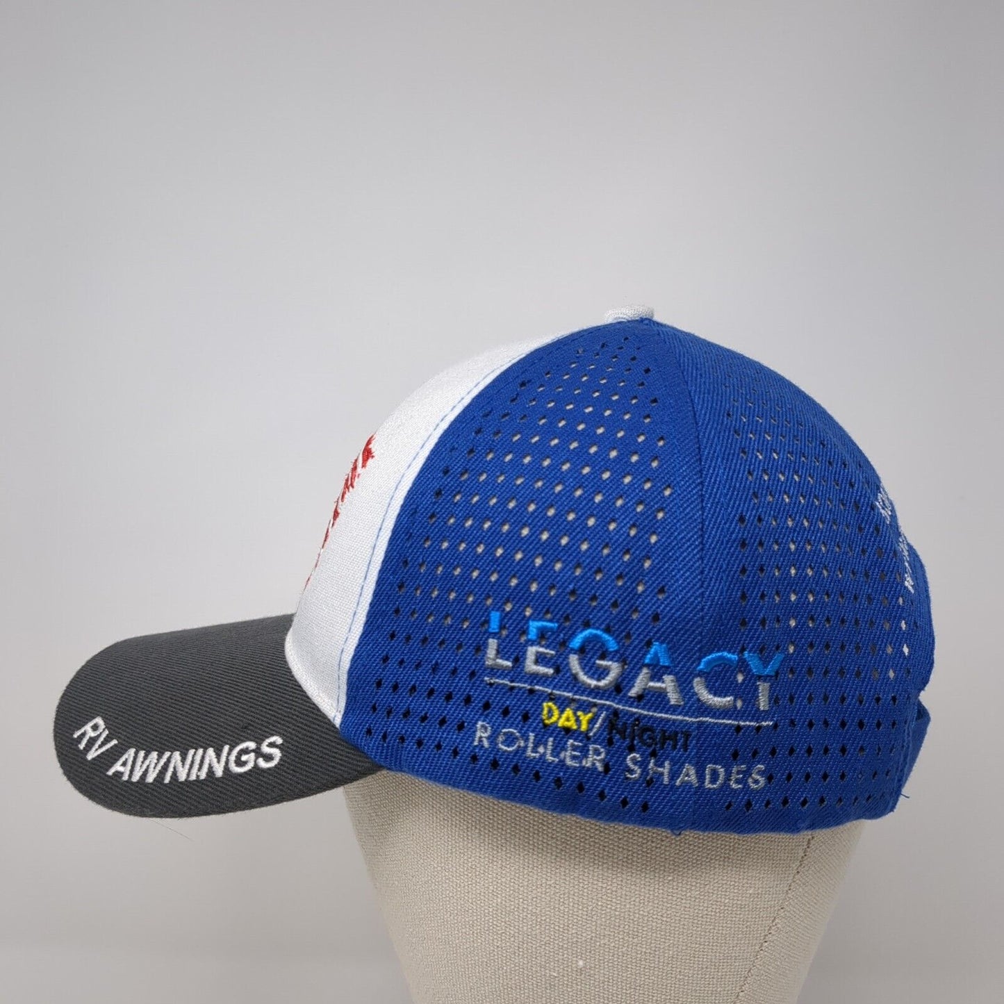USA Flag ShadePro Strapback Hat Multi One Size RV Awnings Laser Cut