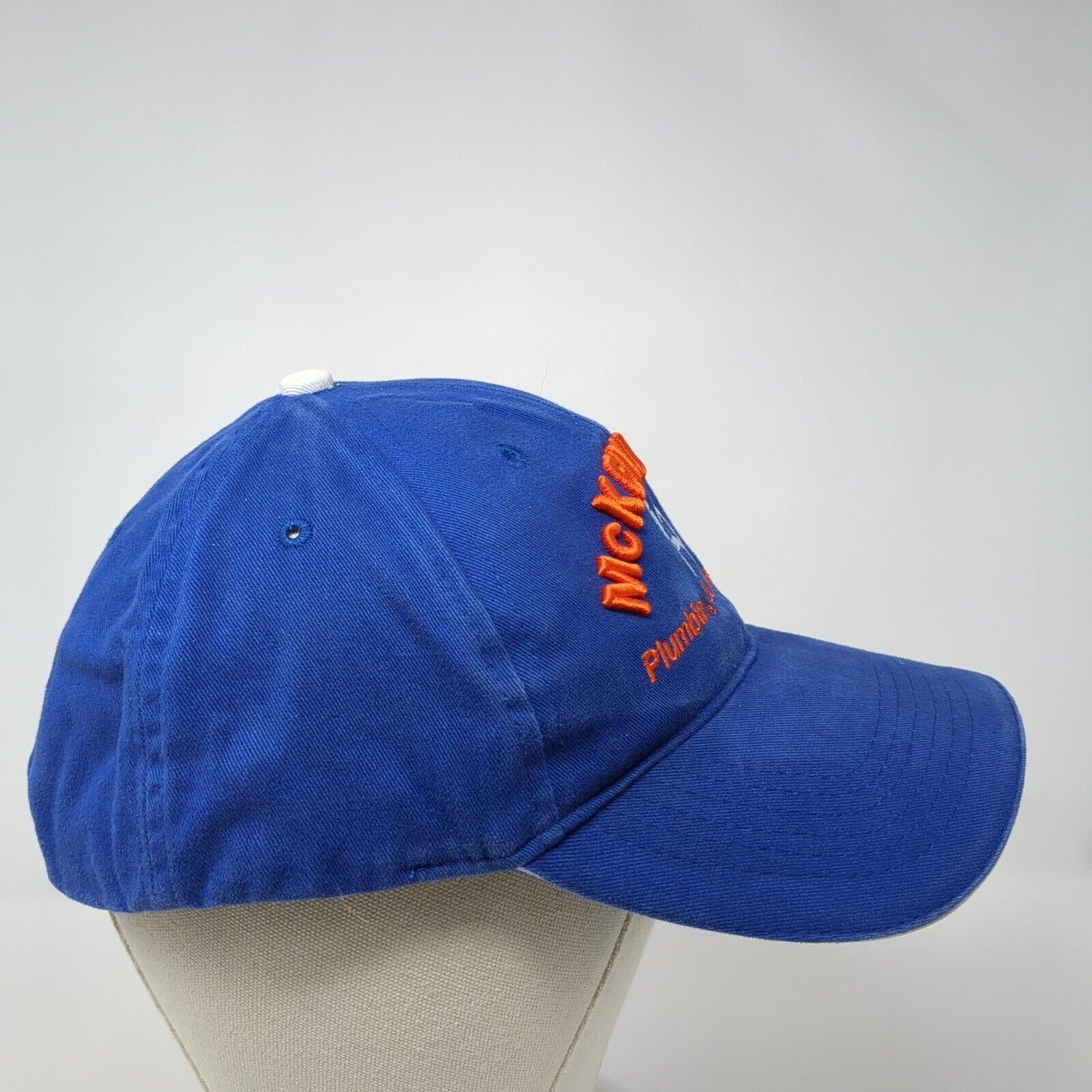 McKendree's Plumbing & Heating Inc. Strapback Baseball Cap Blue OS Adjustable
