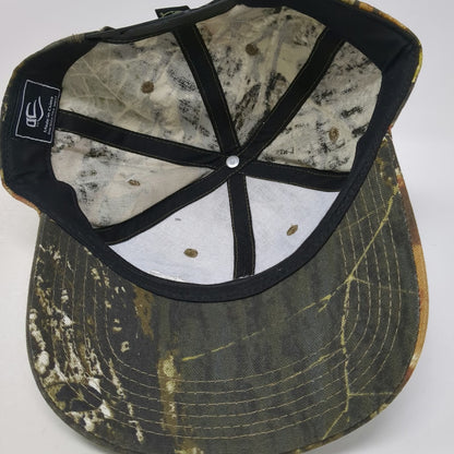 Outdoor Cap Snapback Green One Size Camo Clean Waters Inc Logo Fishing Work Hat