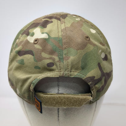 5.11 Tactical Baseball Cap Green One Size Multicam Front Loop Strapback hat