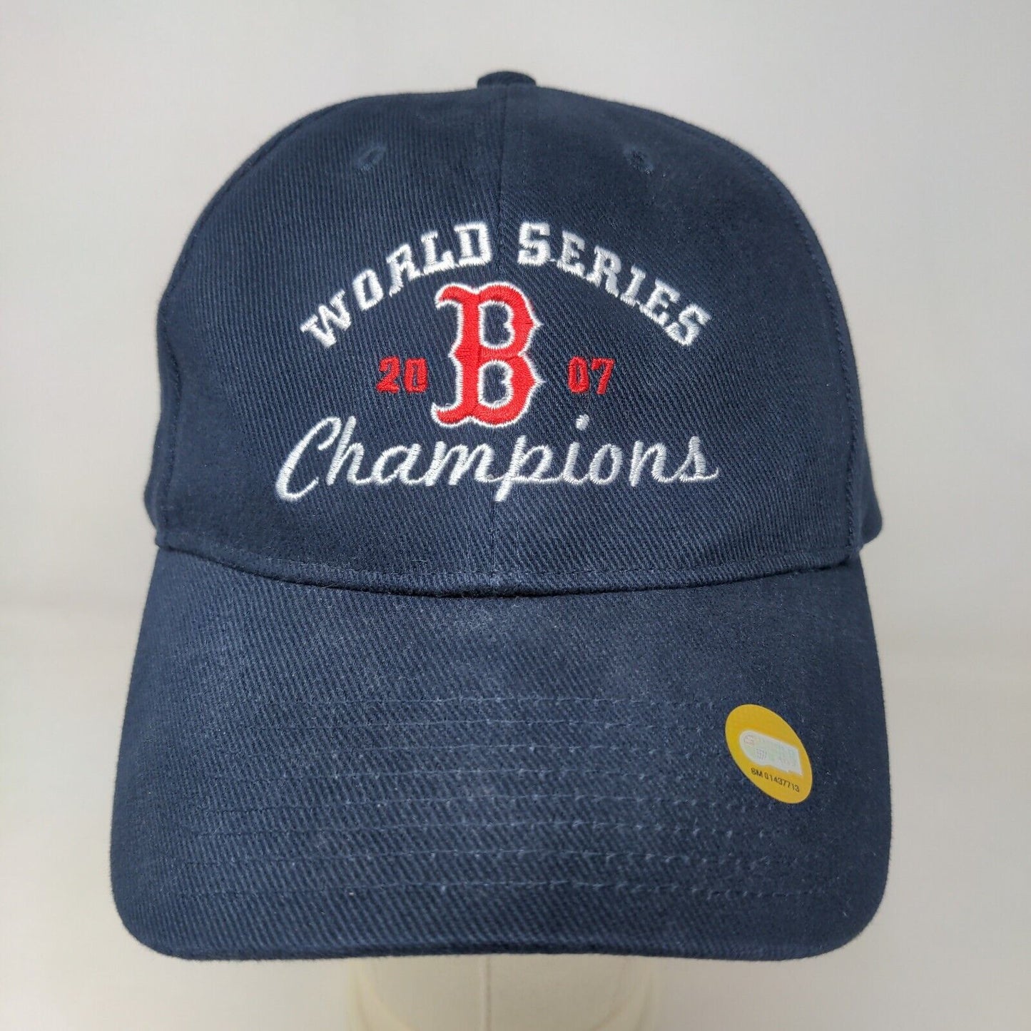 Twins Enterprise Men's Strapback Hat Blue OSFA Embroidered Boston Red Sox Logo