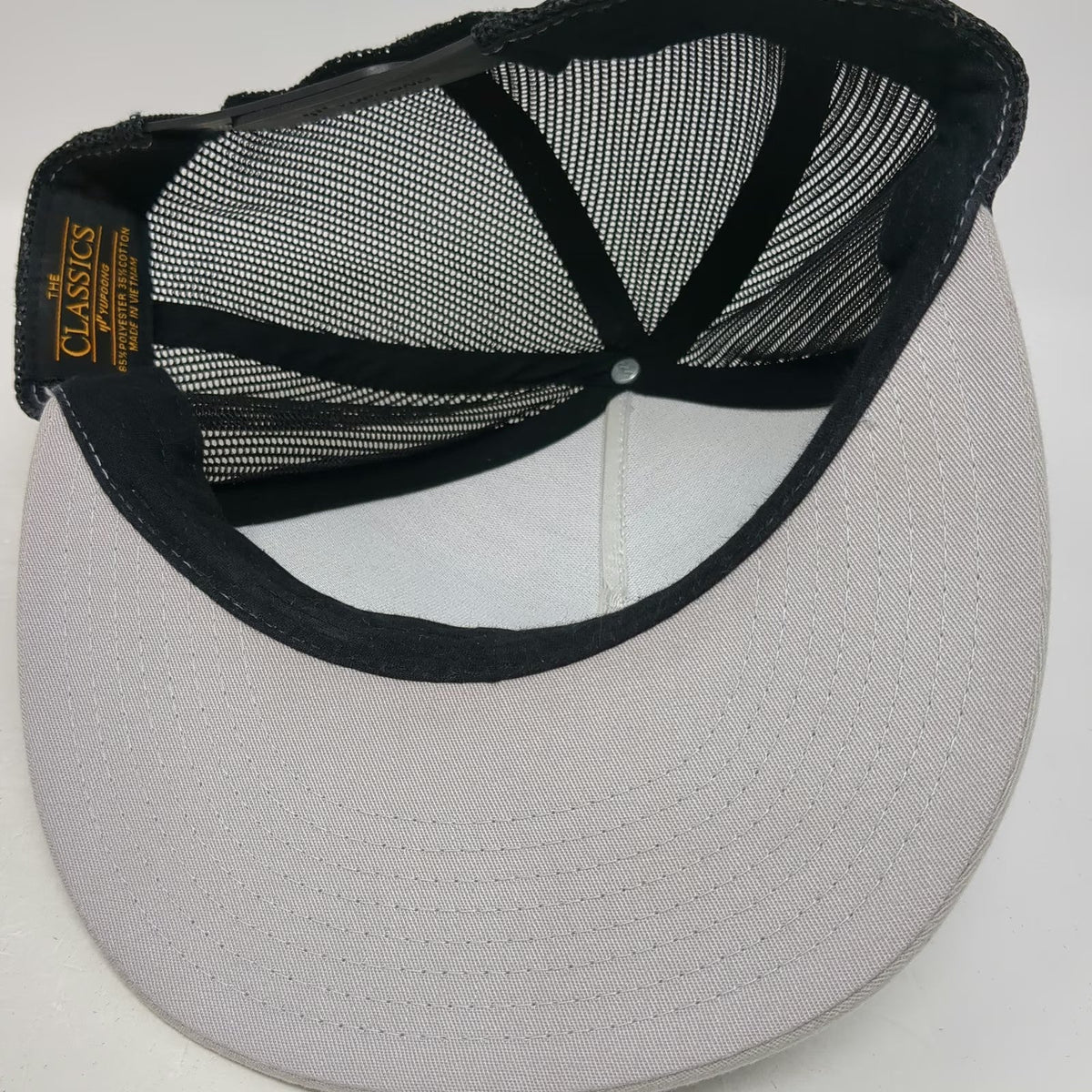 80Eighty Trucker Hat Beige Black One Size Snapback Mesh Innovating Dreams Patch