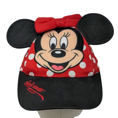 Walt Disney World Girl's Stretchy Toddler Hat Multicolor Minnie Mouse Ears