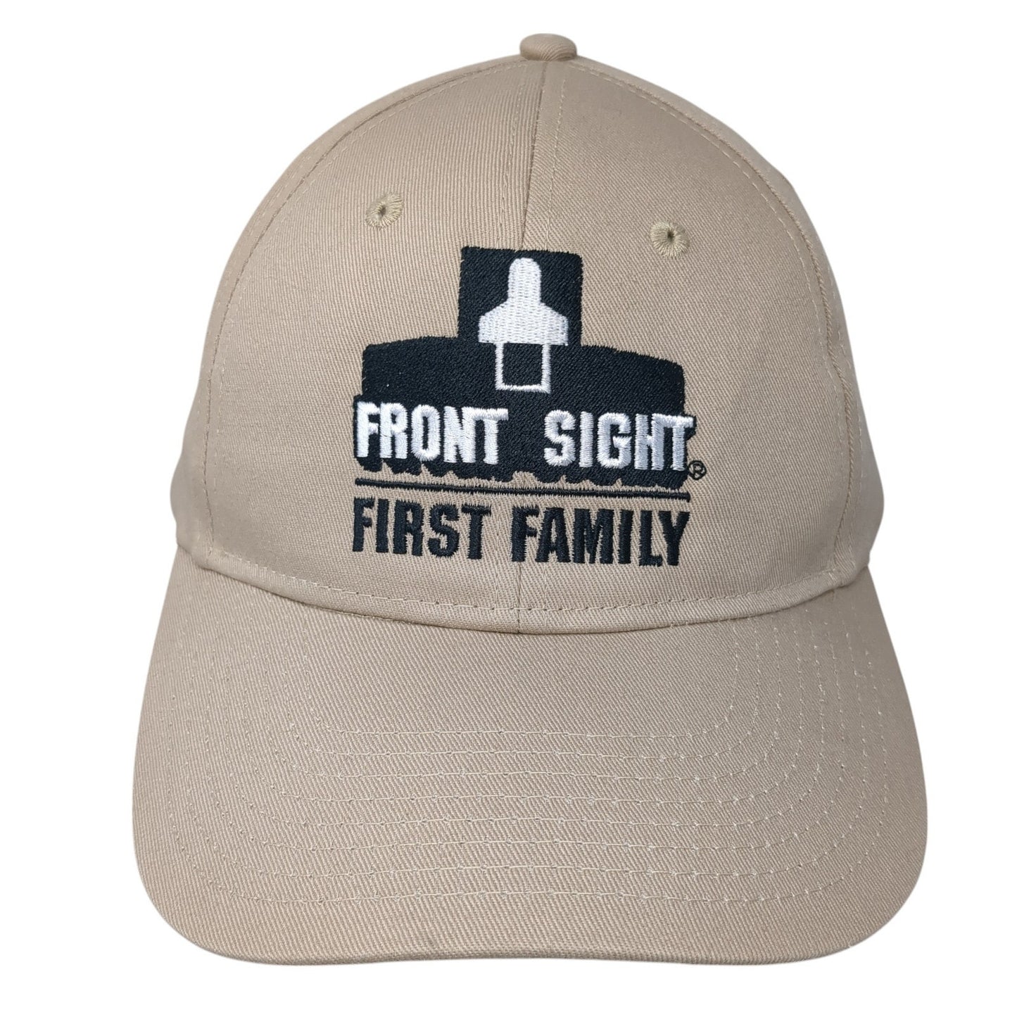 Front Sight First Family Strapback Hat Brown One Size Adjustable Otto