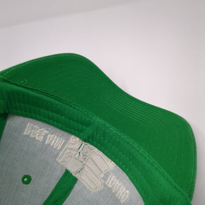 Reclaim Idaho Snapback Mesh Back Trucker Hat Green One Size Embroidered