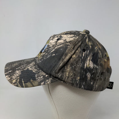 Port Authority Men's Strapback Camo Hat Owl Brook Hunter Education Logo