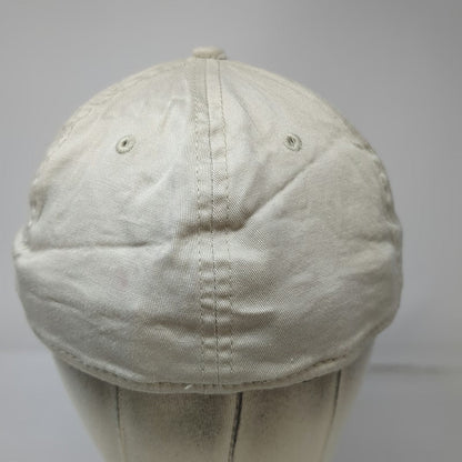 Era Baseball Cap Beige Blue M Hat Structured Stretch Fit DEPATCO Construction