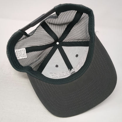 Gray Trucker Hat One Size Laguna Beach California Mesh Back Snapback Embroidery