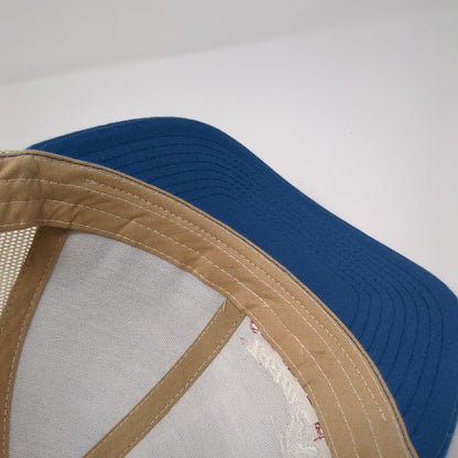 Team Semper Fi Snapback Trucker Hat Blue OS Adjustable Mesh Pacific Headwear