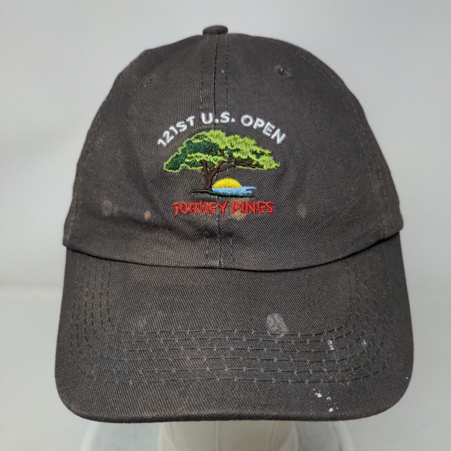 121st US Open Torrey Pines Slideback Hat Gray One Size USGA Member