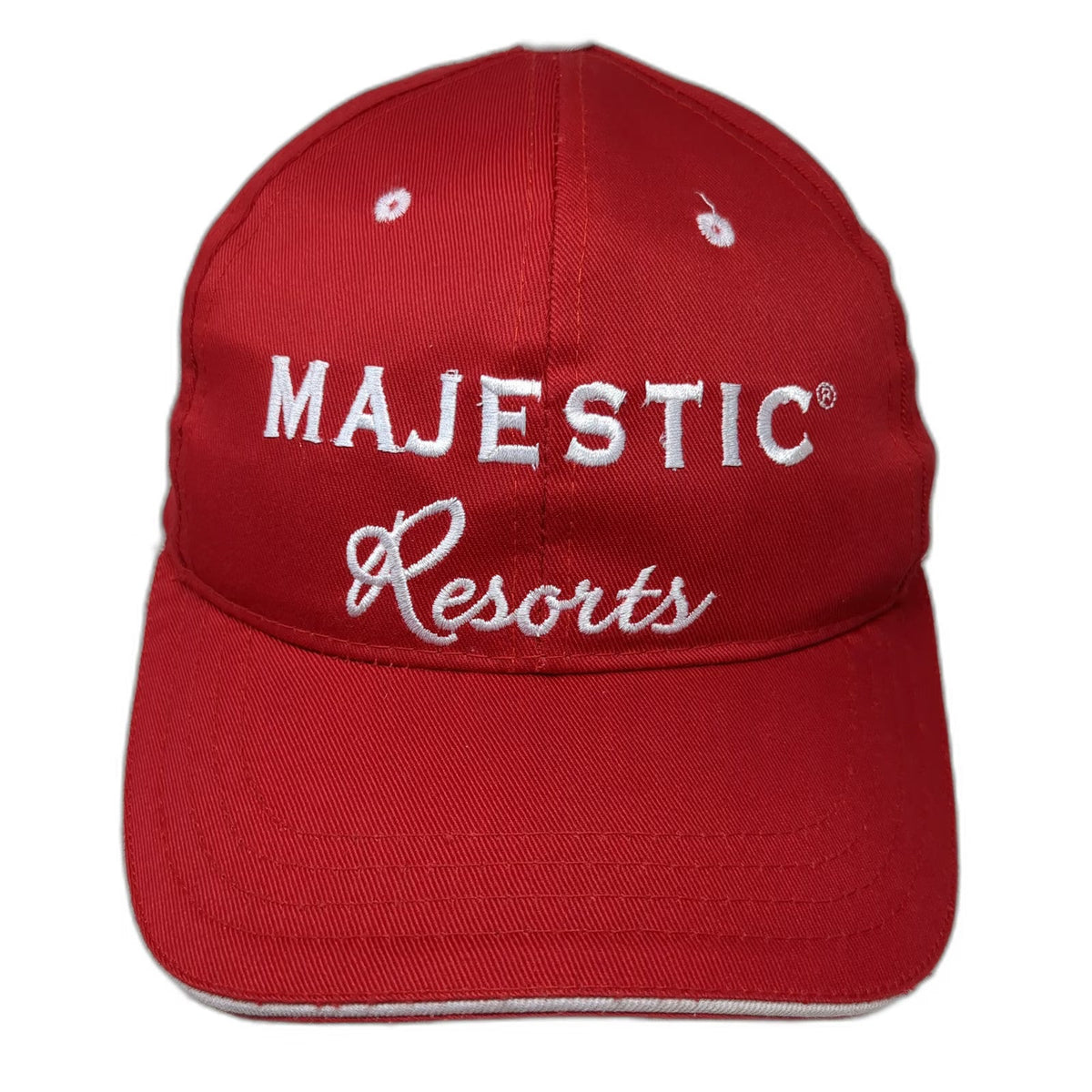 Majestic Resorts Baseball Cap Red White One Size Punta Cana Christmas 2018 Hat