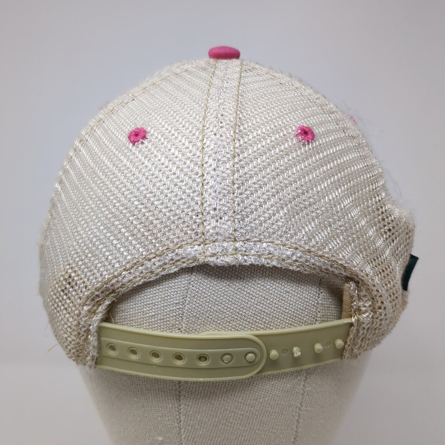 Lake Chelan Outfitters Snapback Trucker Hat Pink One Size Mesh Back