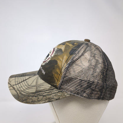 Rocky Mountain Elk Foundation Trucker Hat Camo One Size Mesh Back