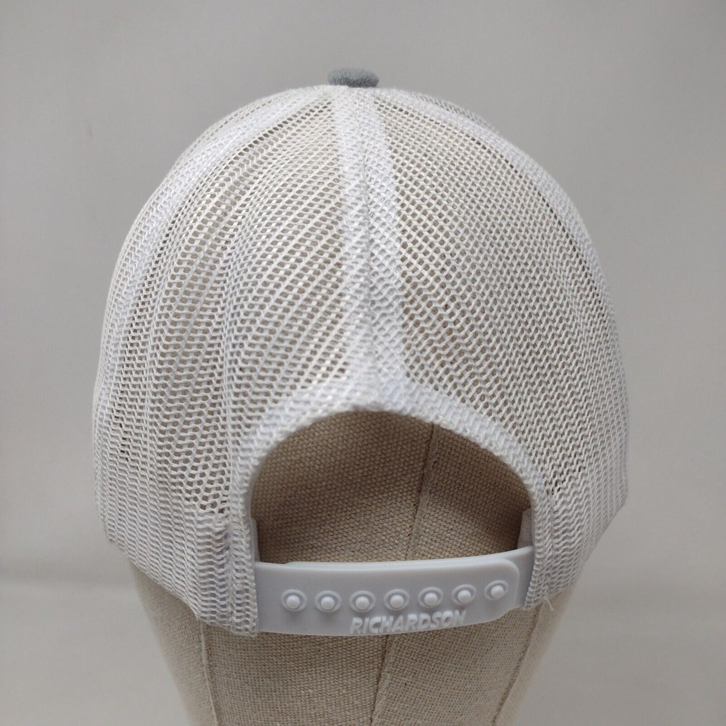 Spuds Leather Patch Snapback Trucker Hat Multi One Size Mesh Back