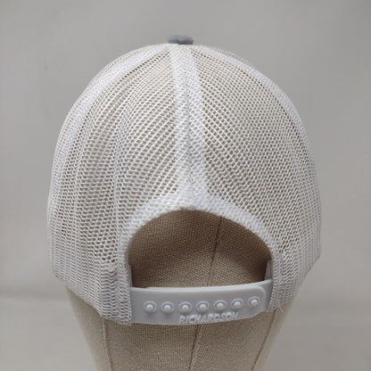 Spuds Leather Patch Snapback Trucker Hat Multi One Size Mesh Back