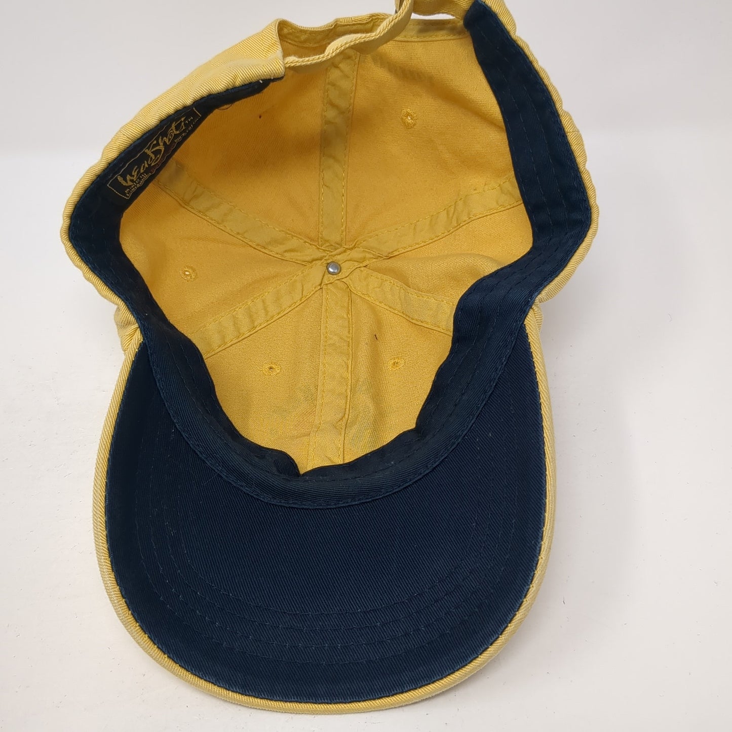 Fudpucker Volleyball Slideback Hat Yellow One Size Adjustable KC Caps