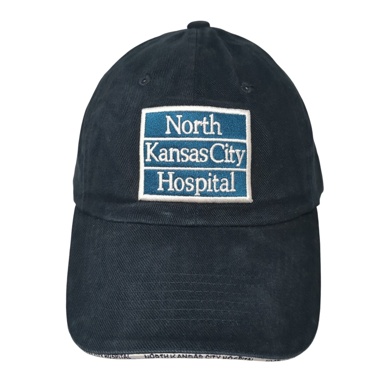 North Kansas City Hospital Slideback Hat Black One Size Adjustable
