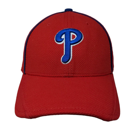 New Era Men's Fitted Hat Red M-L Embroidered Philadelphia Phillies Logo