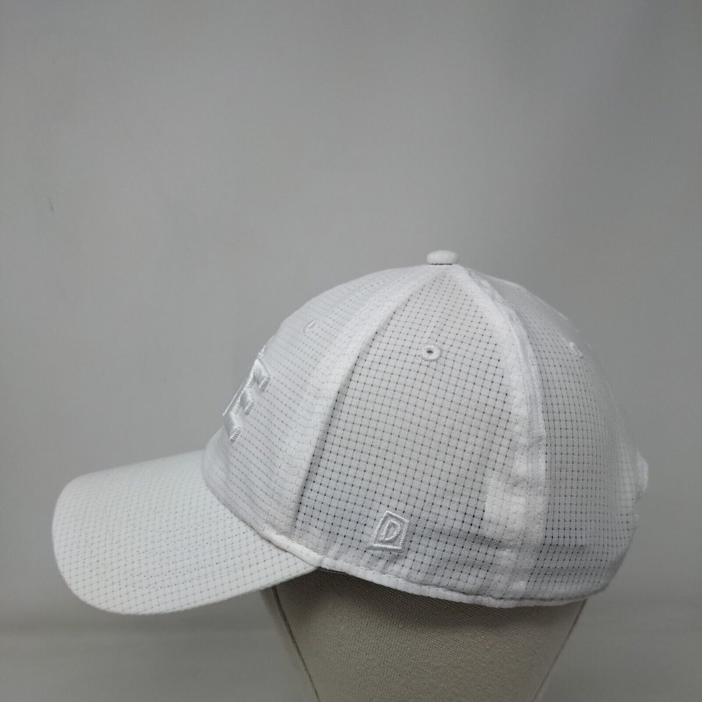 ONE Donecall Strapback Hat White One Size Adjustable Embroidered Dome Hats