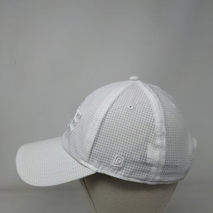 ONE Donecall Strapback Hat White One Size Adjustable Embroidered Dome Hats