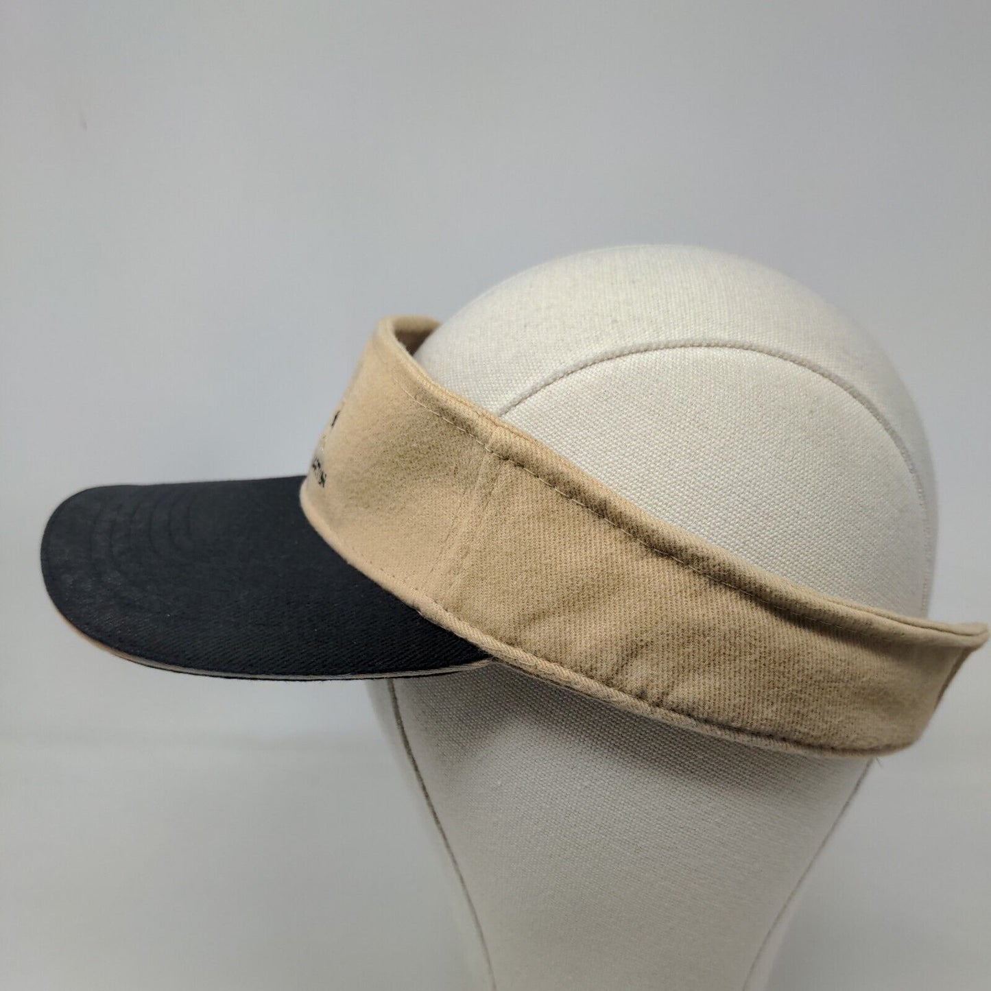 St. Maarten St. Martin West Indies Men's Strapback Sun Visor Cap Hat Tan 58CM