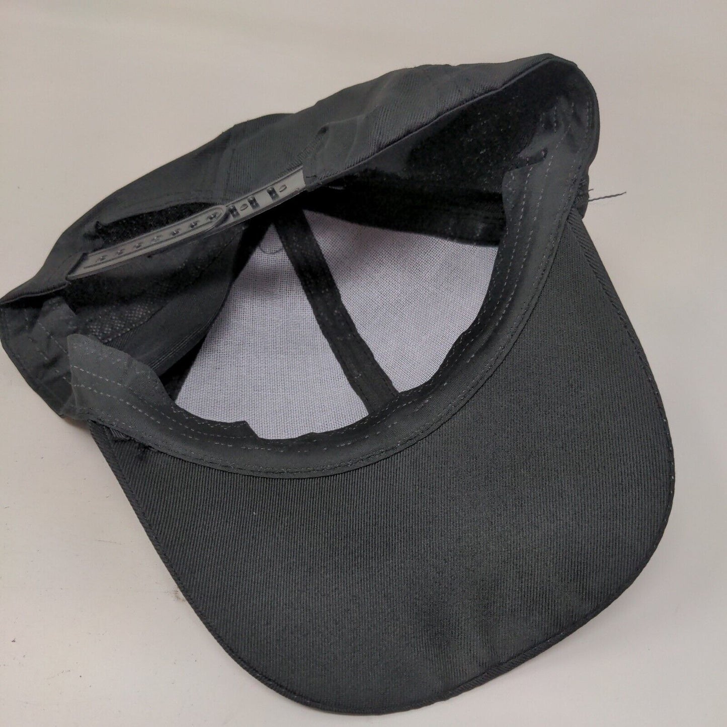 Unbranded Snapback Hat Black One Size Adjustable Solid 6 Panel Blank