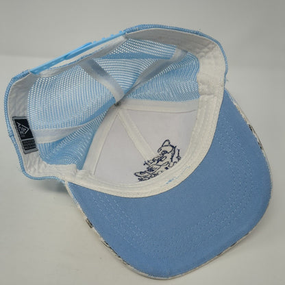 Cougar Lane Lodge Snapback Trucker Hat Multi One Size Mesh Back Geo