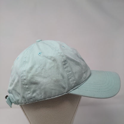 Cap America Slideback Hat Greenish-Blue OSFA Adjustable Solid Blank