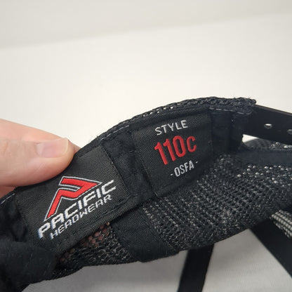 Millenkamp Snapback Mesh Back Trucker Hat Gray One Size Pacific Headwear